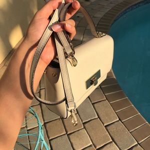 Michael Kors Off-white Side Satchel